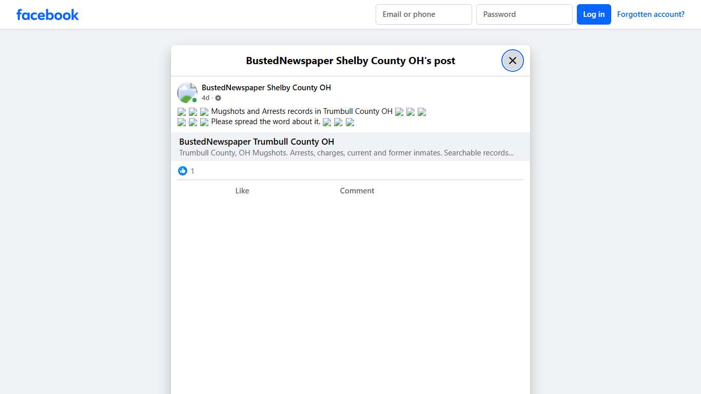 🔥 🔥 🔥 Mugshots and... - BustedNewspaper Shelby County OH Facebook