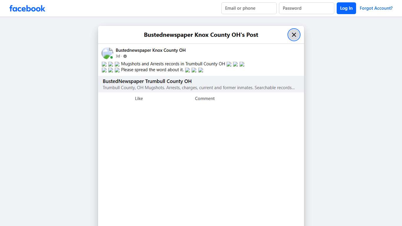 🔥 🔥 🔥 Mugshots and... - Bustednewspaper Knox County OH Facebook