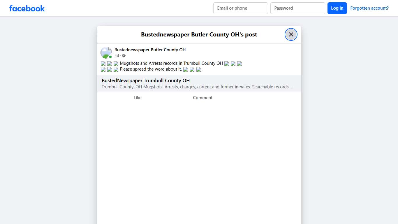 🔥 🔥 🔥 Mugshots and... - Bustednewspaper Butler County OH Facebook